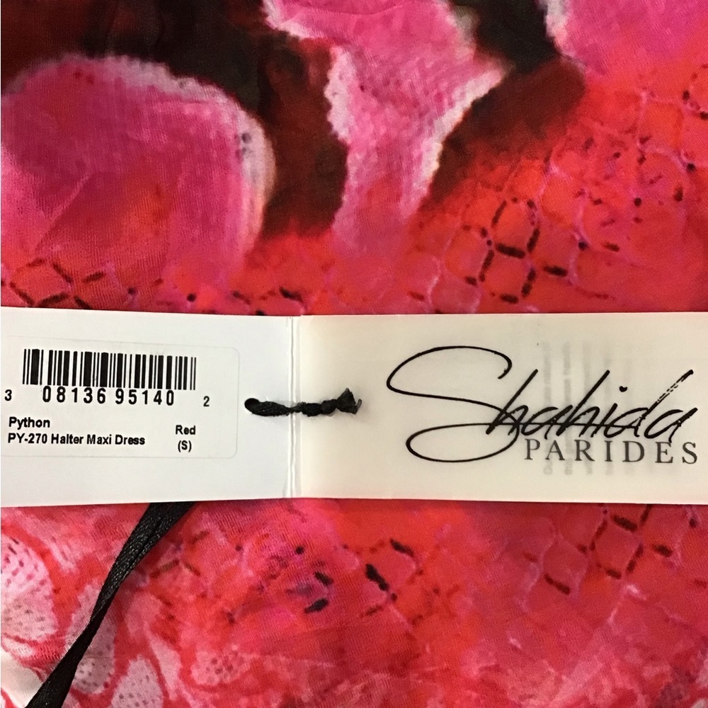 Shahida Parides Silk Python Maxi Dress Size Small NEW - Picture 11 of 14